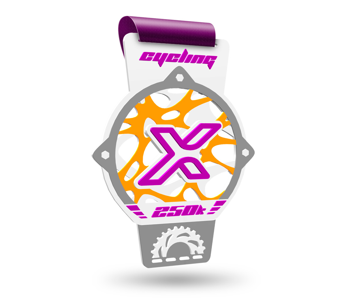 Medalha Ciclismo XRider Substance LS 250k