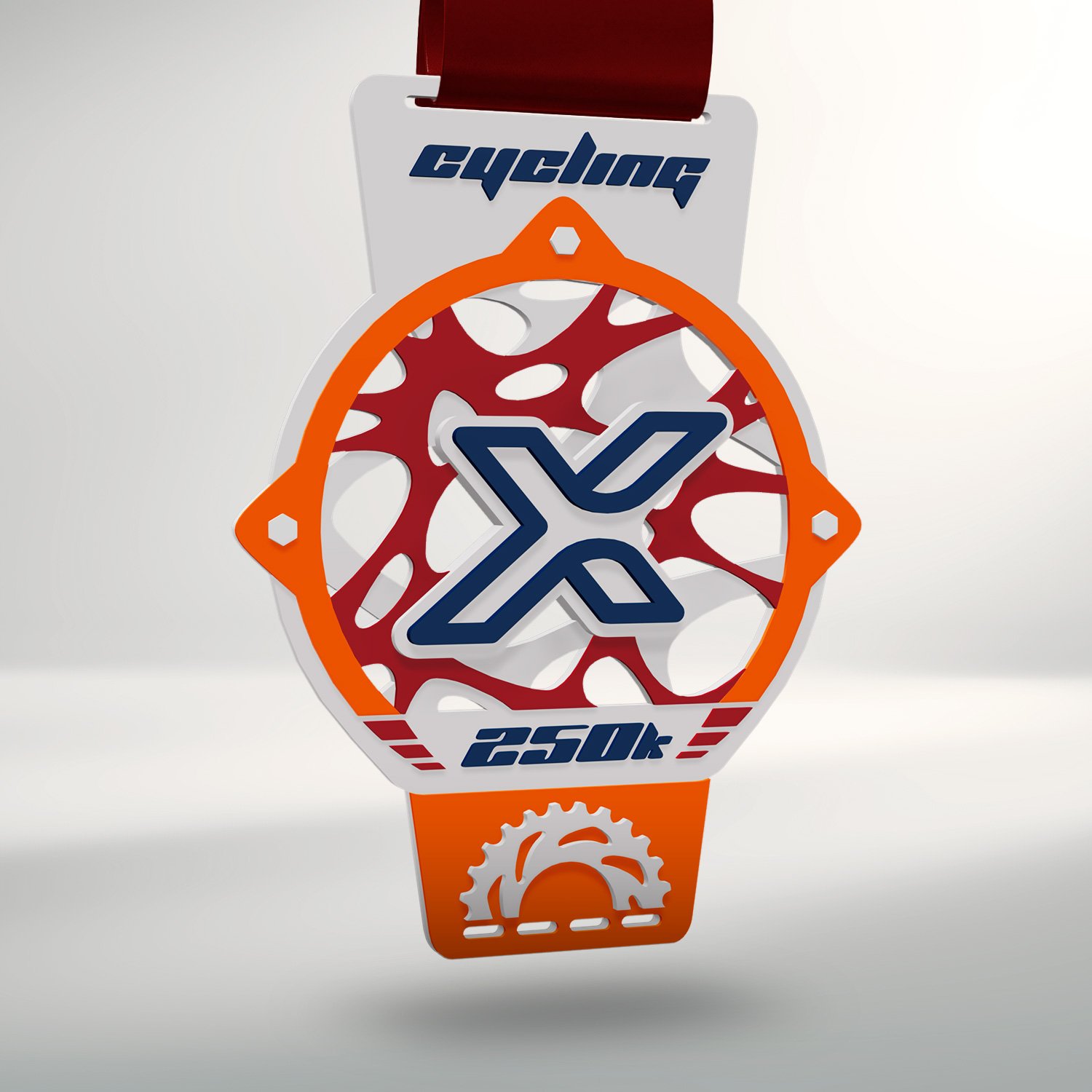 XRSUB-CS250 Medalha Ciclismo XRider Substance CS