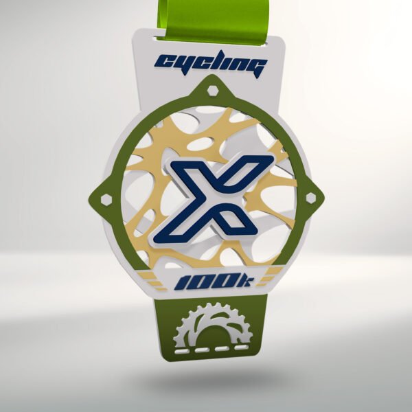 XRSUB-DS100 Medalha Ciclismo XRider Substance DS