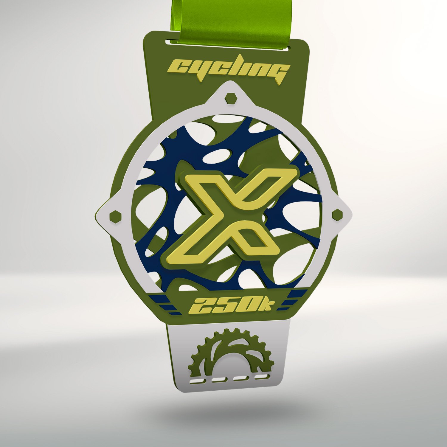 XRSUB-ES250 Medalha Ciclismo XRider Substance ES