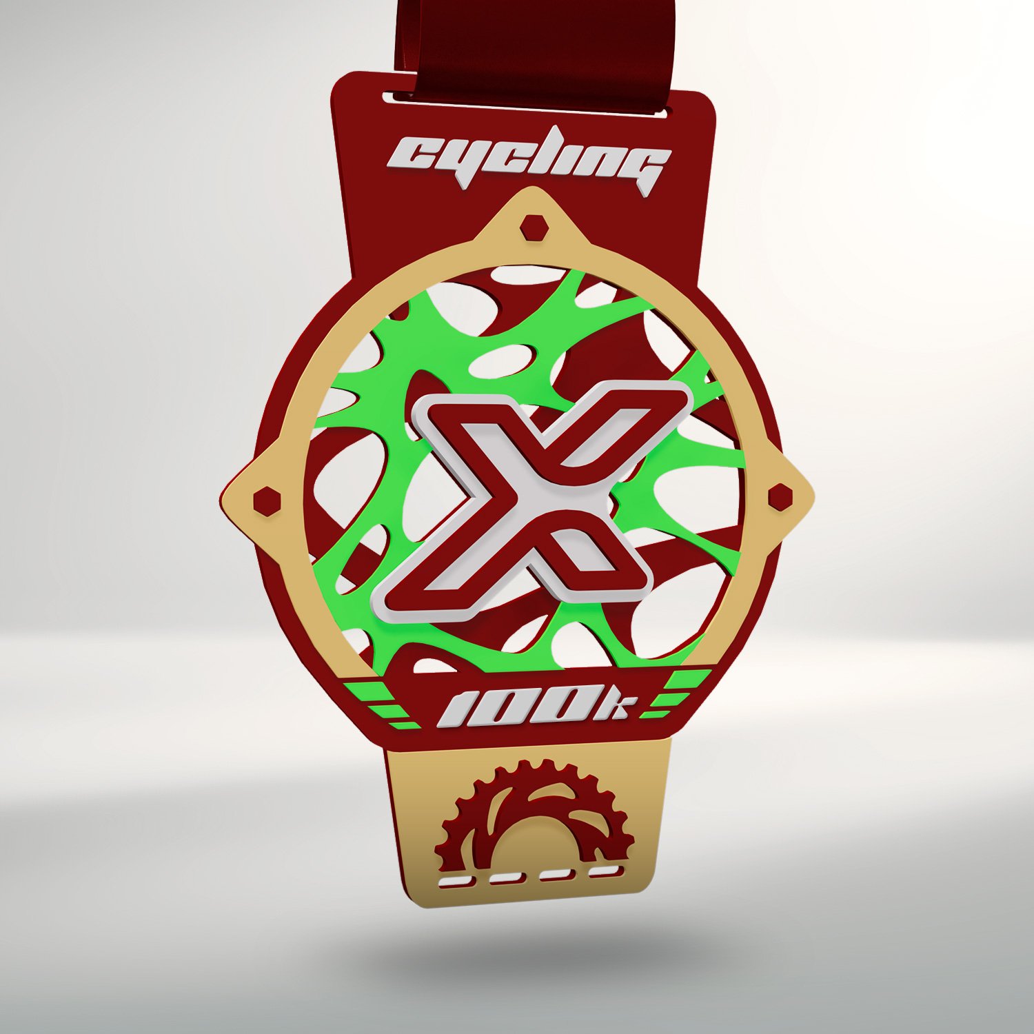 XRSUB-FS100 Medalha Ciclismo XRider Substance FS